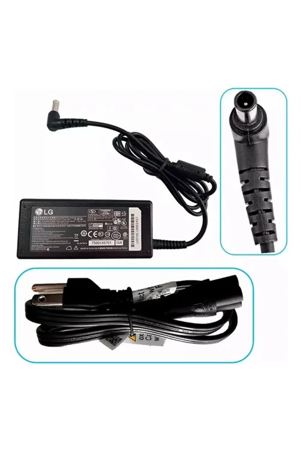 CARGADOR MONITOR LG 19V 3.42A