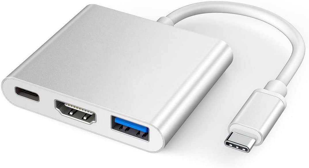 CONVERTIDOR TIPO C 3 EN 1 A HDMI + USB 3.0 + TIPO C, 832-1