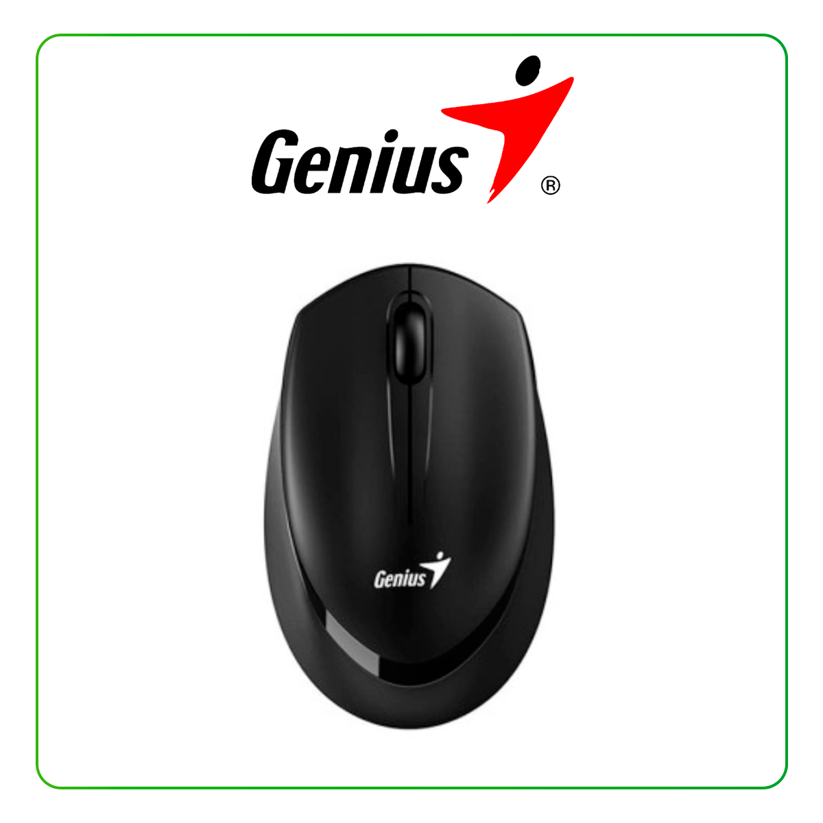 MOUSE GENIUS NX-7009 WIRELESS BLUEEYE ERGONOMICO BLACK