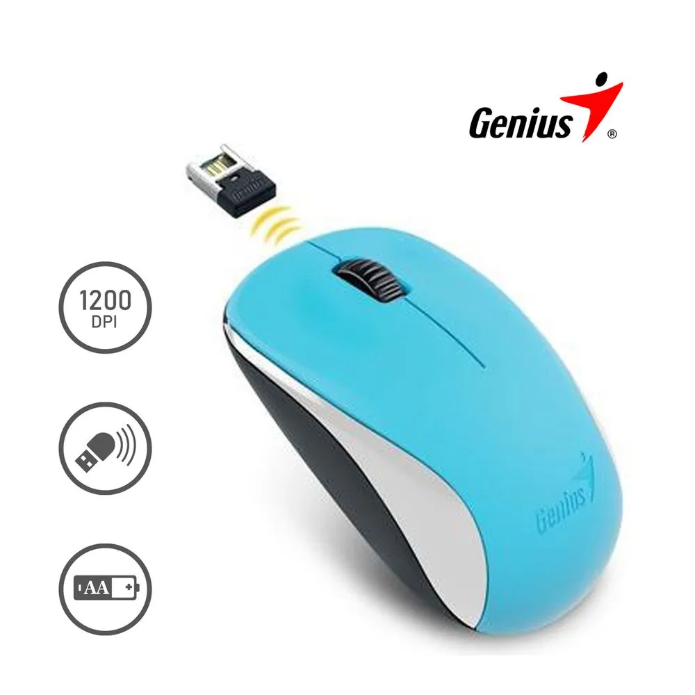 MOUSE INALAMBRICO GENIUS NX-7000 BLUEEYE AZUL