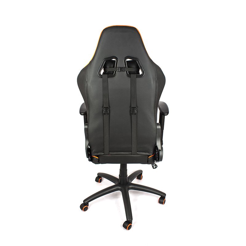 SILLA GAMER HALION HA-S41 NEGRO/NARANJA
