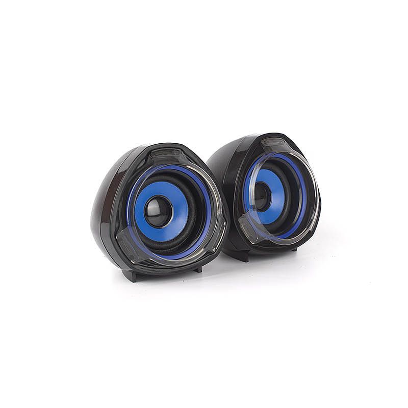 PARLANTE HALION GAMER 2.0 HA-S228 2X5W, USB, AZUL