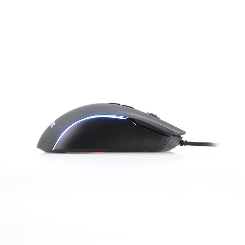 MOUSE ÓPTICO TEROS TE-5160N, 6400DPI, RGB, USB, 7 BOTONES