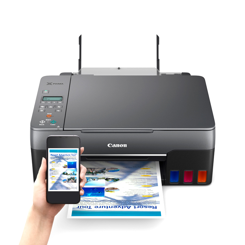 Impresora Multifuncional CANON G3160, Imprime, Escanea, Copia, Usb, Wifi