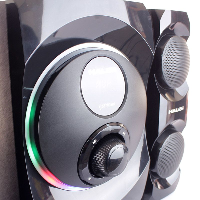 PARLANTE 2.1 HALION MOON G63 150W, RADIO FM / BLUETOOTH / KARAOKE / USB /SD