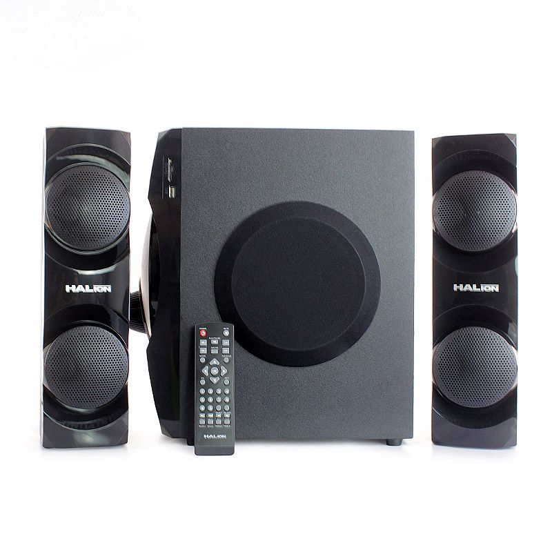 PARLANTE 2.1 HALION MOON G63 150W, RADIO FM / BLUETOOTH / KARAOKE / USB /SD