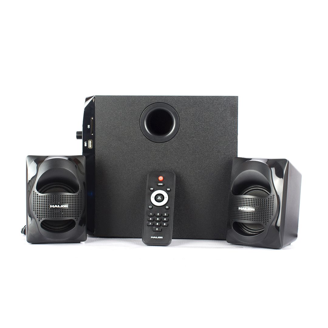 PARLANTE 2.1 HALION NORTON HA-K37 POWER 80W, LED, RADIO FM / BLUETOOTH / KARAOKE / USB /SD