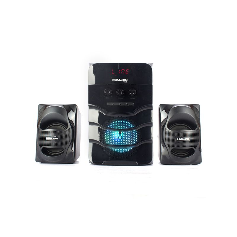 PARLANTE 2.1 HALION YORK HA-K39 80W, LED, RADIO FM / BLUETOOTH / KARAOKE / USB /SD