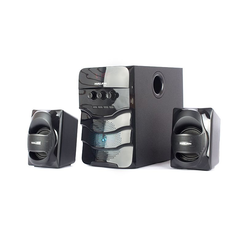 PARLANTE 2.1 HALION YORK HA-K39 80W, LED, RADIO FM / BLUETOOTH / KARAOKE / USB /SD