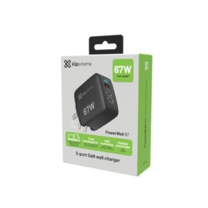 KX Wall Charger 67W KMC-500 2xUSB-C PD3.0 + USB-A QC3.0 GAN