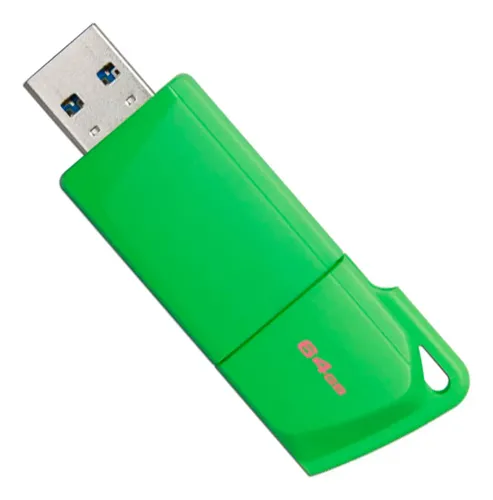 Memoria Flash USB Kingston DataTraveler Exodia 64GB, USB 3.2 Gen 1, Neon Green, U2L64-7LG