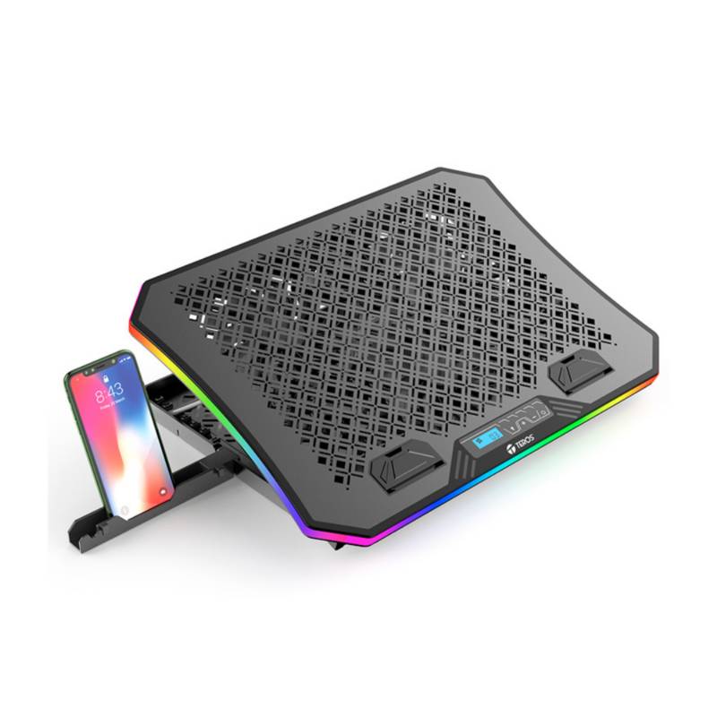 COOLER LAPTOP TEROS TE-7130N / COMPATIBLES CON NB HASTA 19" / 3 FAN DE 11CM