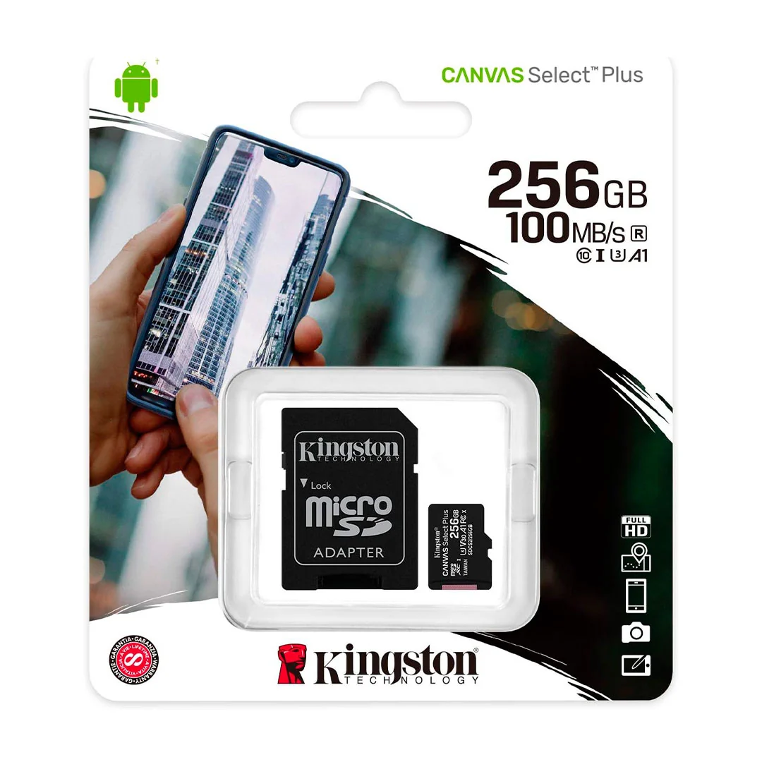 MICRO SD KINGSTON CANVAS 256GB