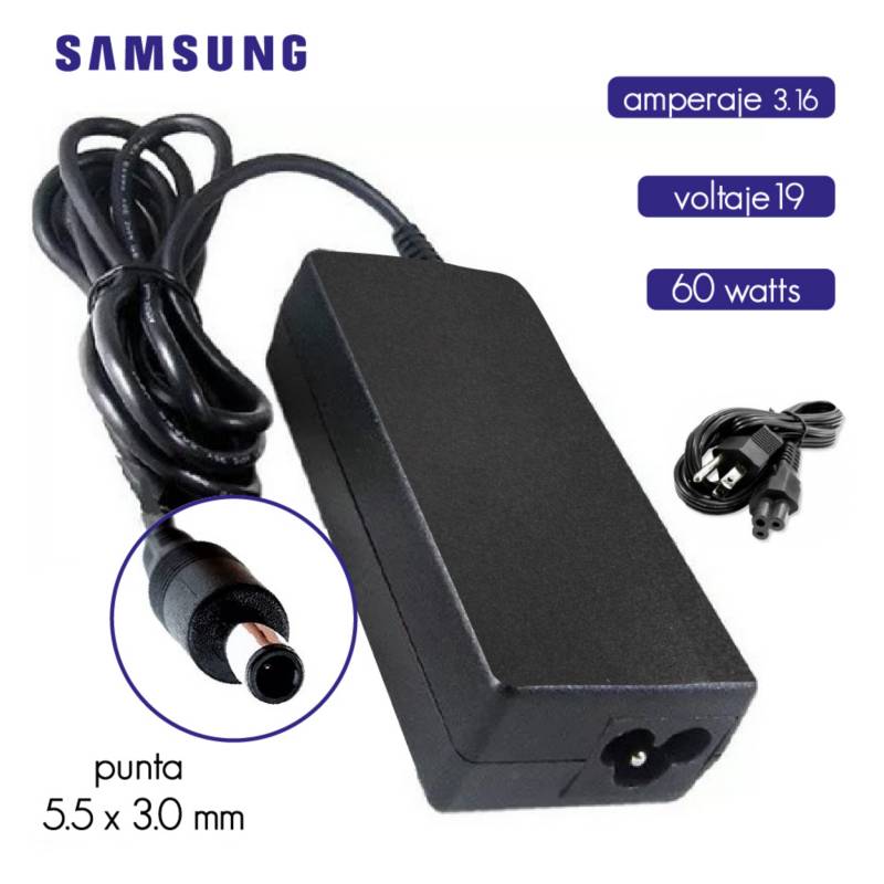CARGADOR LAPTOP SAMSUNG 19V 3.16A