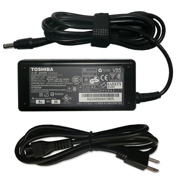 CARGADOR LAPTOP TOSHIBA 19V 2.37A