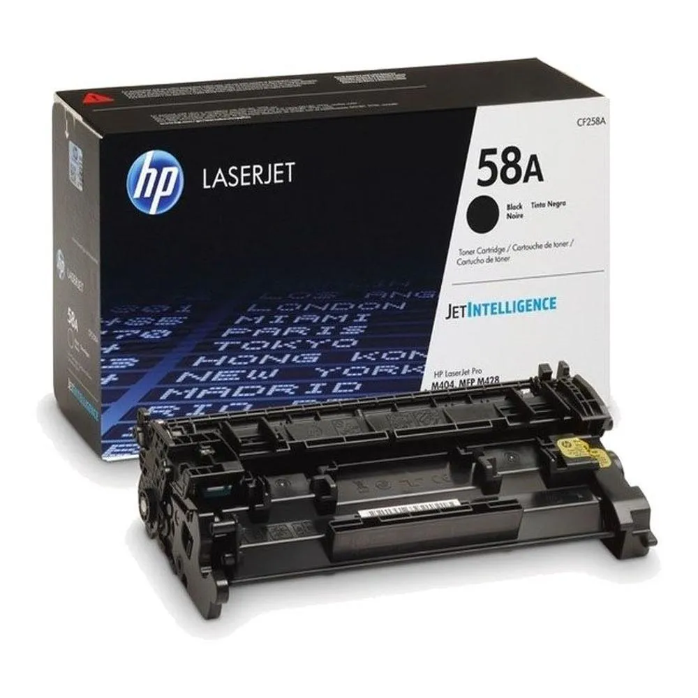 Cartucho de Tóner HP 58A Negro LaserJet Original, 3000 páginas