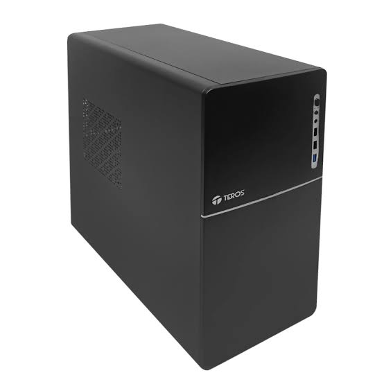 Case TEROS TE-1038S, Factor de forma ATX, 250 W, USB 3.0 / 2.0, audio, negro