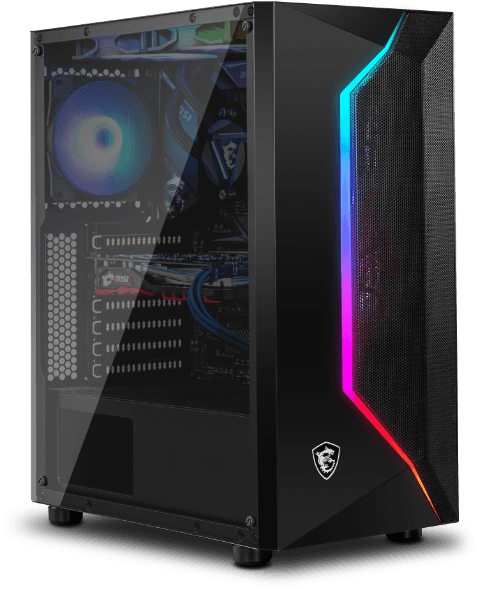 Case MSI MAG VAMPIRIC 100R, ATX, Mid Tower, ARGB.