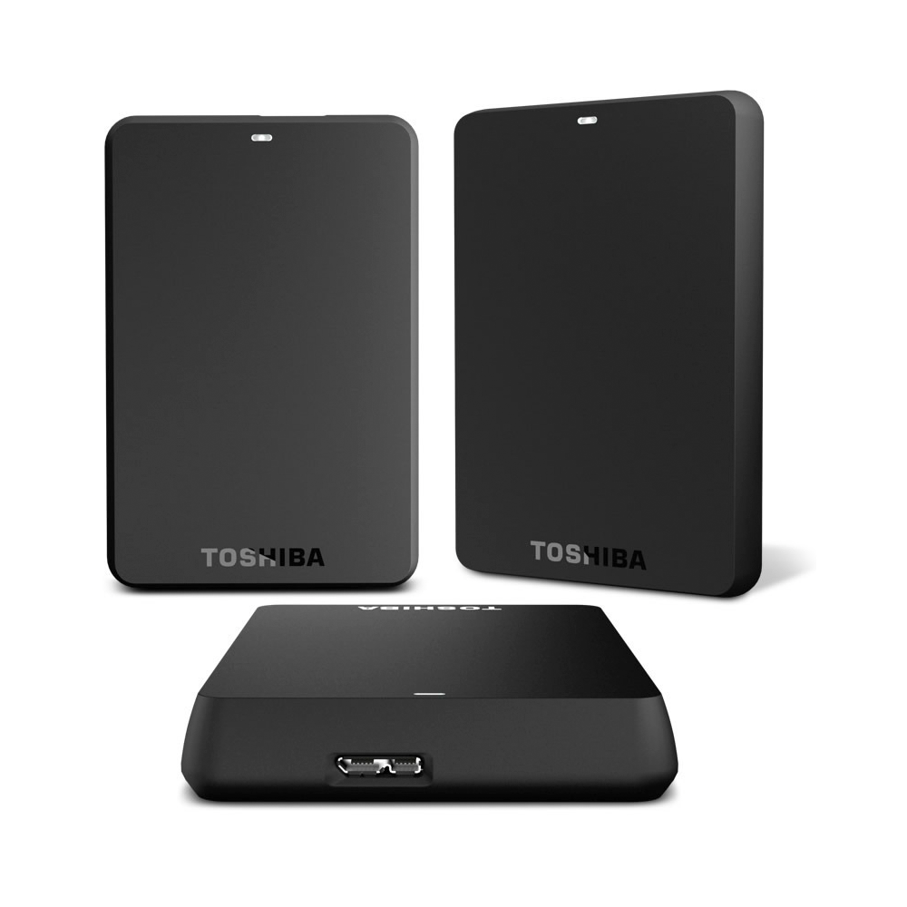 DISCO DURO EXTERNO TOSHIBA CANVIO BASIC 2TB, USB 3.0, 2.5", NEGRO