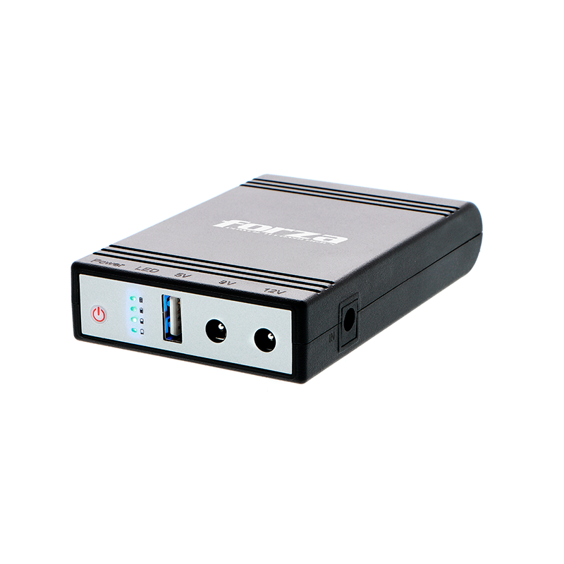MINI UPS PORTATIL FORZA DC-140USB 14W 5/9/12V USB