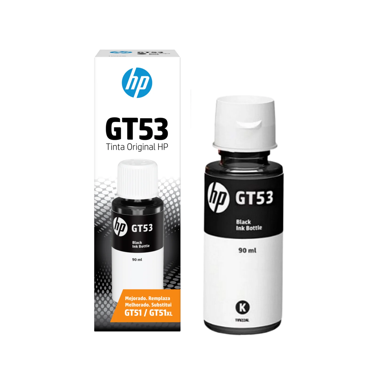 TINTA HP GT53 DESKJET GT 5810/5820 NEGRO