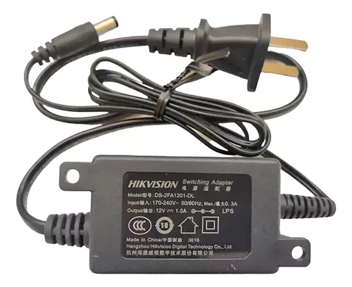FUENTE REGULADA HIKVISION HK-DS-2FA1201-DL P/CAMARA 1AMP 220V12V 1A