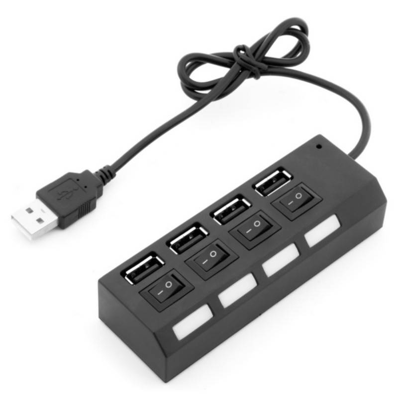 HUB USB 2.0, 4 PUERTOS