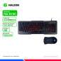 KIT TECLADO Y MOUSE GAMER HALION MIRAGE HA-810C, 7LED, RGB