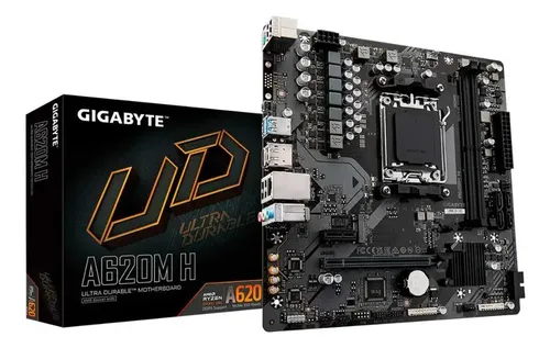 Motherboard Gigabyte A620M H (rev. 1.0) Chipset AMD A620, Socket AM5, Micro ATX