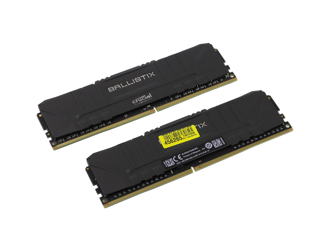 MEMORIA RAM CRUCIAL BALLISTIX BL4G24C16U4B 4GB, 2400 MHZ