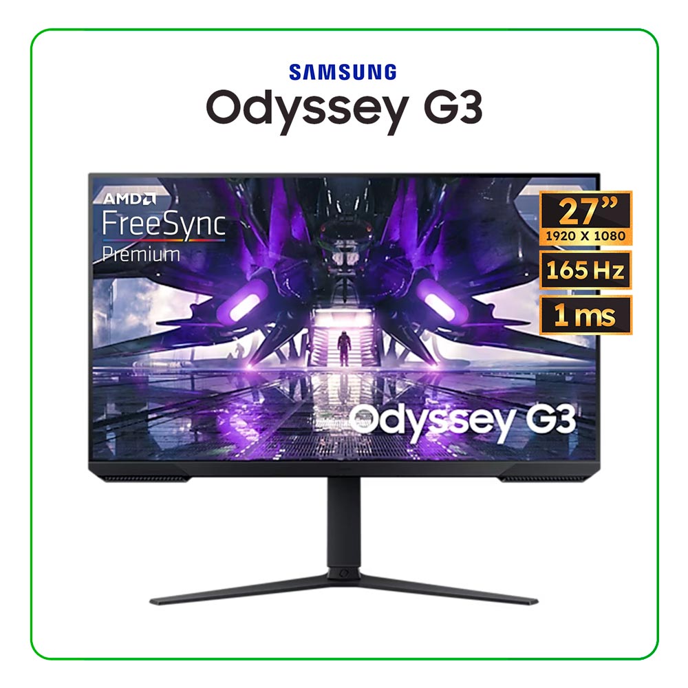 Monitor Samsung LS27AG320NLXPE, 27" LED, 1920 x 1080 VA, 165Hz, HDMI / DP 1.2
