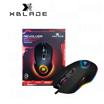 MOUSE GAMER XBLADE REVOLVER 4800 DPI RGB BLACK (GXB-MG485)