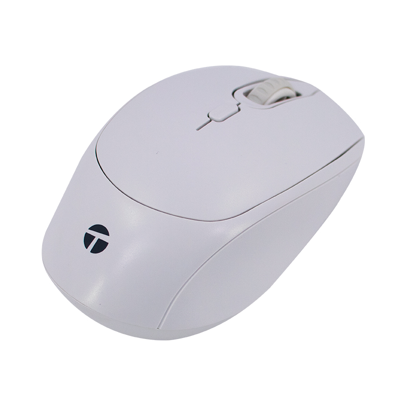 Mouse óptico TEROS TE-1225S, 800-1200-1600 DPI, USB, 4 botones, color blanco