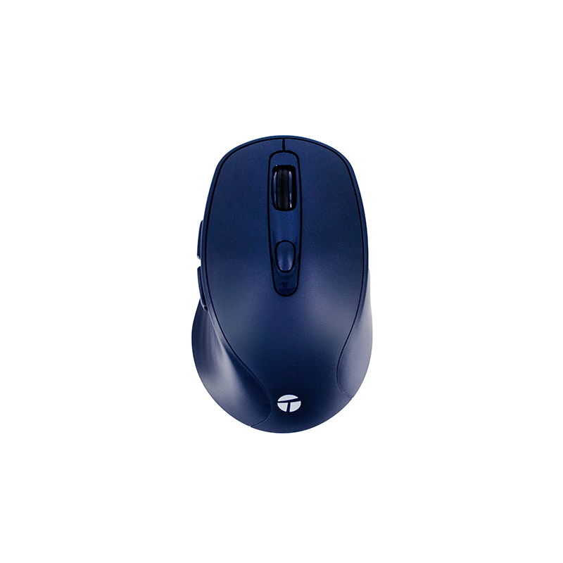 Mouse inalámbrico TEROS TE-1235S, 2.4GHz, 6 botones, USB, azul