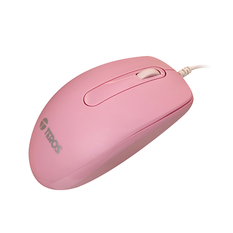 Mouse óptico Teros TE-1221S, 1000dpi, , USB, 3 botones