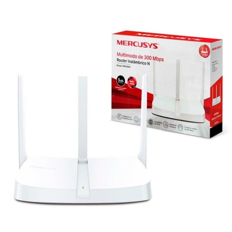 Router Mercusys MW306R V1, 3 puertos, Wi-Fi, 2,4 GHz