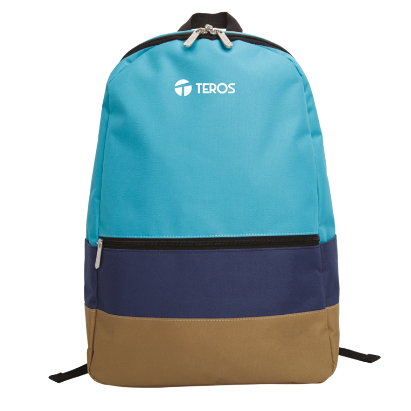 MOCHILA TEROS TE-IDS2052, POLIÉSTER, NOTEBOOK HASTA 15.6", COLOR AZUL CLARO + AZUL OSCURO