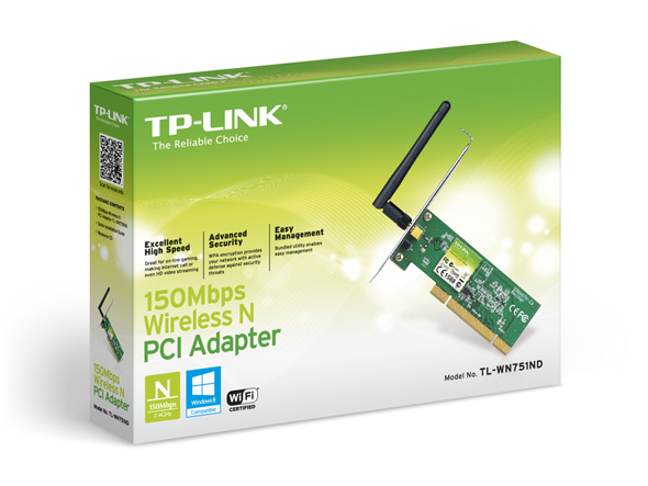 TARJETA DE RED INALÁMBRICA TP-LINK TL-WN751ND, PCI