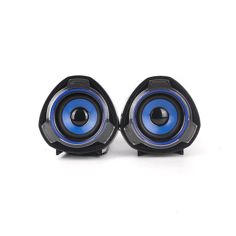 PARLANTE HALION GAMER 2.0 HA-S228 2X5W, USB, AZUL