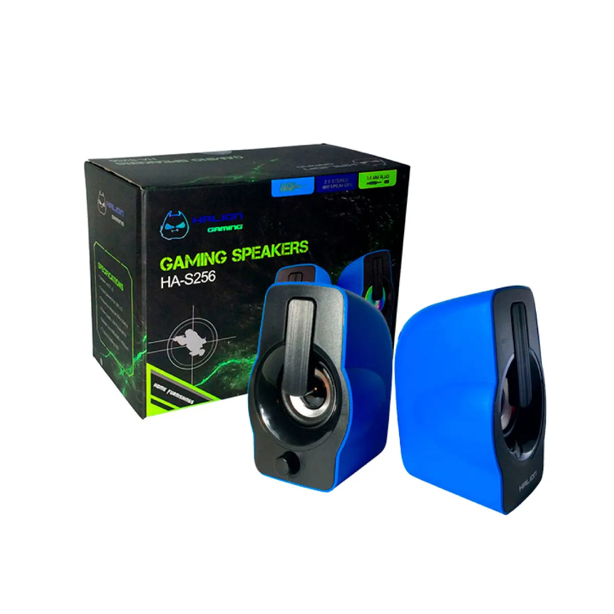PARLANTE 2.0 GAMER USB HALION HA-S256 LED