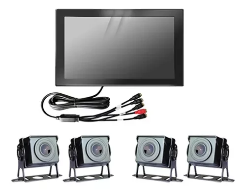 DVR PARA CAMIÓN PANTALLA 7" CON 4 CÁMARAS SQ-07-BSD-4