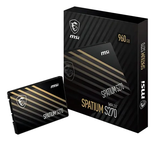 Unidad de estado sólido externo MSI SPATIUM S27 SATA 25" 960GB