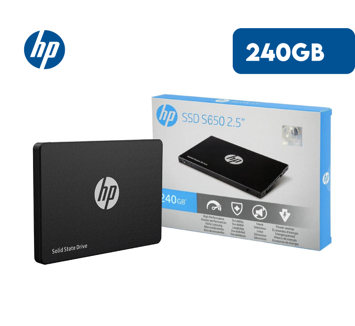 Unidad en estado solido HP S650 240GB, 2.5", SATA III 6Gb/s