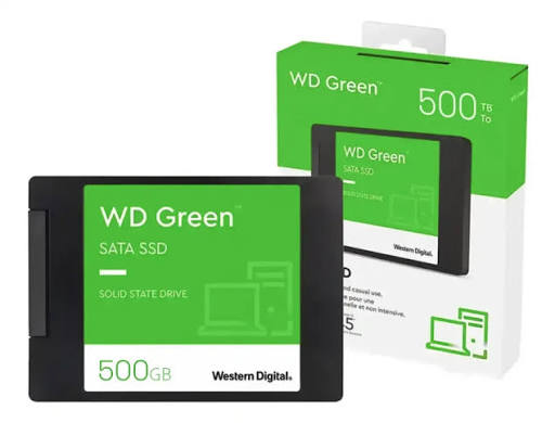 Unidad de Estado Sólido Interno Western Digital WD Green SATA SSD 2.5"- 500 GB, 545 MB/s, 2TPSA4