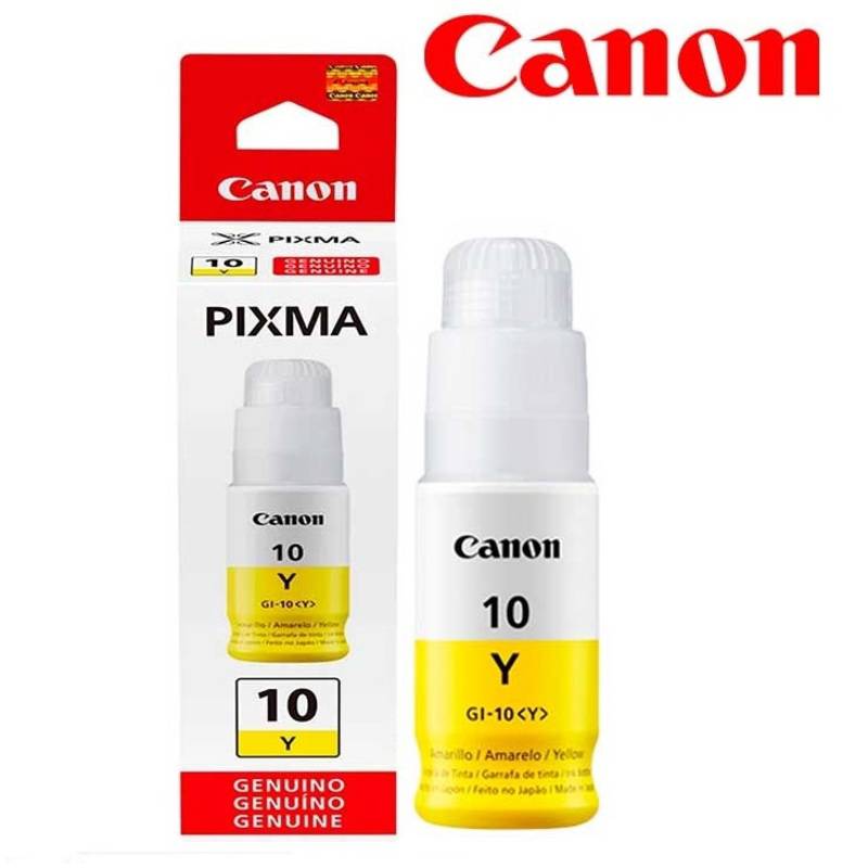 Tinta CANON GI-10 Amarillo, 70 ml