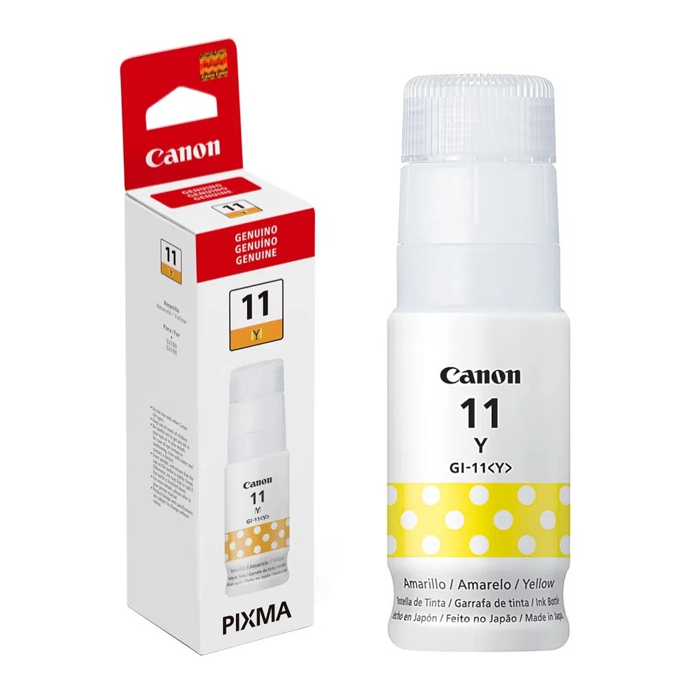 Tinta CANON GI-11 Amarillo, 70 ml