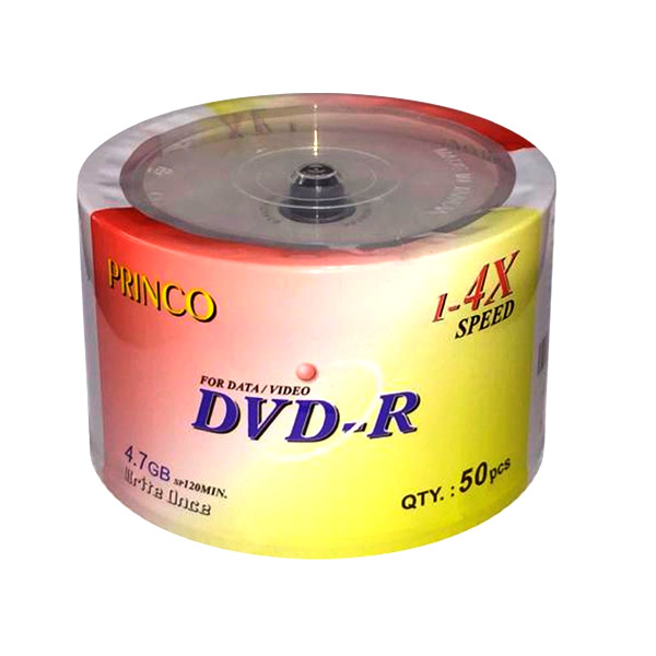 DVD-R PRINCO 4.7GB 1-4 X UNIDAD