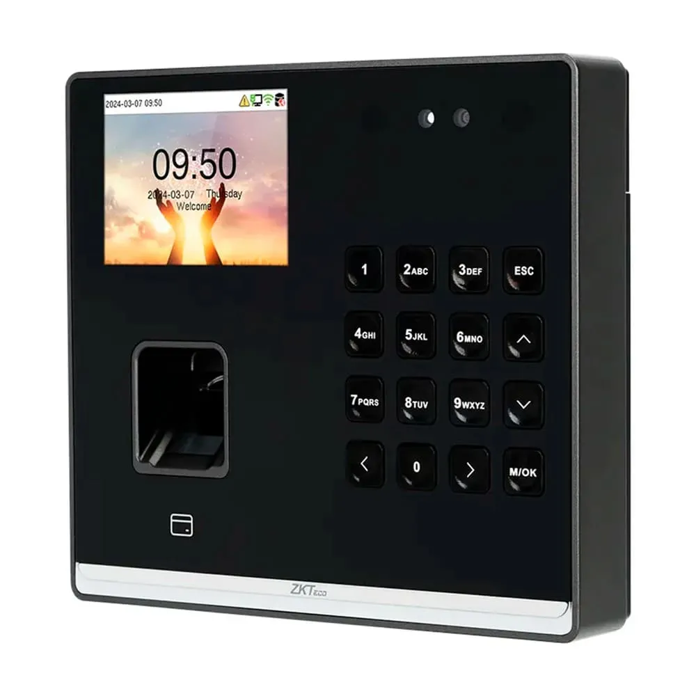CONTROL DE ASISTENCIA SENSEFACE-M2F-LR ADMS 500 ROSTROS 1000 HUELLA Y TARJETA. 150,000 EVENTOS. BATERIA DE RESPALDO
