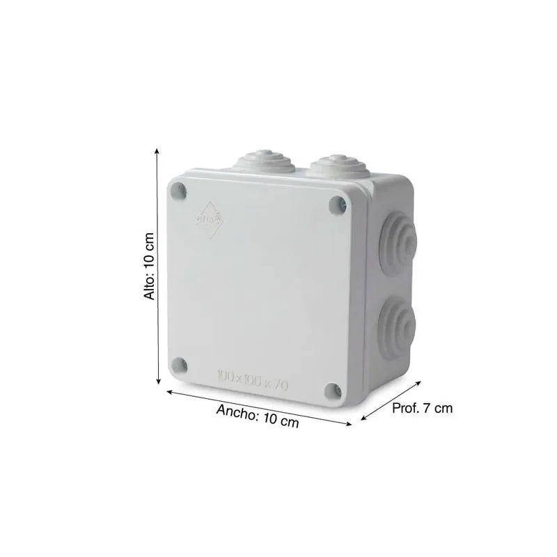 CAJA DE PASE PVC 150 X 150 X 70 MM